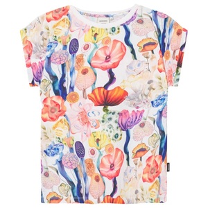 Dedicated, DEDICATED - Women's T-Shirt Visby Fantasy Flowers - T-Shirt Gr M bunt