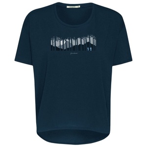 GreenBomb, GreenBomb - Women's Nature Forest Walk Feel T-Shirt - T-Shirt Gr S blau
