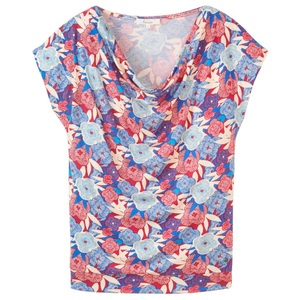 Tranquillo, Tranquillo - Women's Lockeres Shirt aus Ecovero Viskose - T-Shirt Gr L bunt