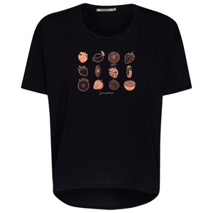 GreenBomb, GreenBomb - Women's Bike Strawberry Feel T-Shirt - T-Shirt Gr S schwarz