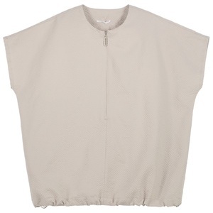 Jeanne Baret, Jeanne Baret - Women's Sunflower Short-Sleeved Blouse - T-Shirt Gr 36 beige/grau