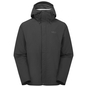 Rab, Rab - Downpour Jacket - Regenjacke Gr L grau/schwarz, Rab - Downpour Jacket - Regenjacke Gr L grau/schwarz