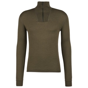 Woolpower - Zip Turtleneck 200 - Merinounterwäsche Gr 3XL oliv/schwarz