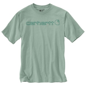 Carhartt, Carhartt - Core Logo S/S - T-Shirt Gr M türkis