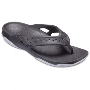 Crocs, Crocs - Swiftwater Deck Flip - Sandalen Gr M8 grau, 