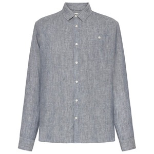 KnowledgeCotton Apparel, KnowledgeCotton Apparel - Regular Linen Shirt - Hemd Gr S grau, KnowledgeCotton Apparel - Regular Linen Shirt - Hemd Gr S grau