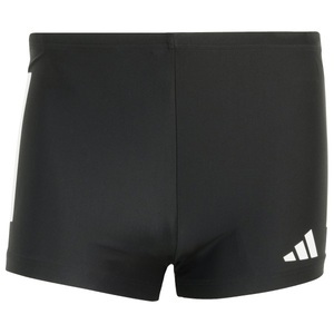 adidas, adidas - 3 Stripes Bold Boxer - Badehose Gr 4 schwarz, adidas - 3 Stripes Bold Boxer - Badehose Gr 4 schwarz