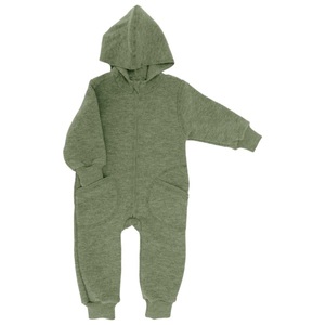 Engel, Engel - Baby-Overall mit Kapuze und Reissverschluss - Overall Gr 98/104 oliv