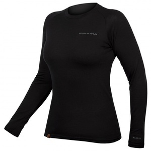 Endura, Endura - Women's Baabaa Blend Langarm Baselayer - Merinounterwäsche Gr L schwarz, 
