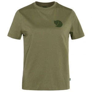 FJALLRAVEN, Fjällräven - Women's Fox Boxy Logo Tee - T-Shirt Gr XL oliv