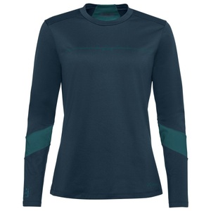 Vaude, Vaude - Women's Qimsa L/S Logo Shirt - Velotrikot Gr 40 blau, 