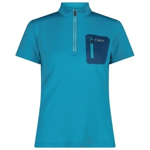 CMP, CMP - Women's Breast Pocket T-Shirt Free Bike - Velotrikot Gr 46 blau, 