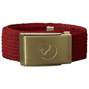 FJALLRAVEN, Fjällräven - Kid's Canvas Belt - Gürtel Gr 75 x 3 cm rot/oliv, 