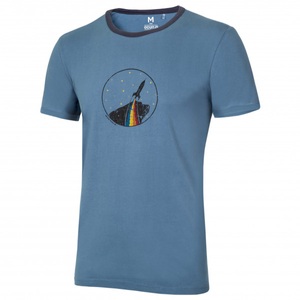 Ocun, Ocun - Classic T Organic Rainbow Rocket - T-Shirt Gr M blau