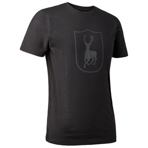 Deerhunter, Deerhunter - Logo T-Shirt - T-Shirt Gr 3XL;4XL;L;M;S;XL;XXL braun;schwarz