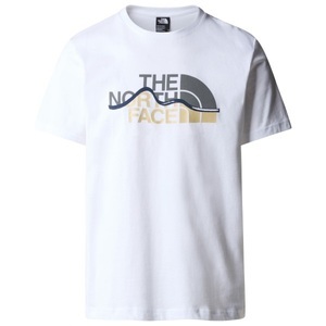 THE NORTH FACE, The North Face - S/S Mountain Line Tee - T-Shirt Gr L weiß