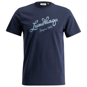 Lundhags, Lundhags - Järpen Logo T-Shirt - T-Shirt Gr L blau
