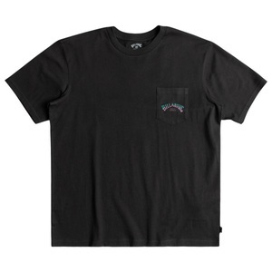 Billabong, Billabong - Stacked Arch PKT - T-Shirt Gr S schwarz