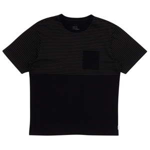 Mazine, Mazine - Halfway Striped T - T-Shirt Gr S schwarz