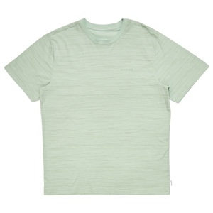 Mazine, Mazine - Wobbly Striped T - T-Shirt Gr L grün