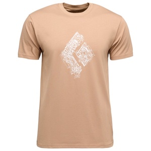 Black Diamond, Black Diamond - Engineered Diamond S/S Tee - T-Shirt Gr L beige