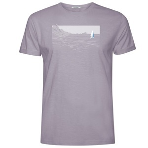 GreenBomb, GreenBomb - Nature Cliffsail Roll T-Shirt - T-Shirt Gr XL lila