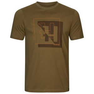 Härkila, Härkila - H-Logo T-Shirt - T-Shirt Gr M braun