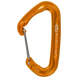 Climbing Technology, Climbing Technology - Fly-Weight Evo - Schnappkarabiner Gr Single braun/orange