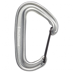 Black Diamond, Black Diamond - Miniwire Carabiner - Schnappkarabiner grau