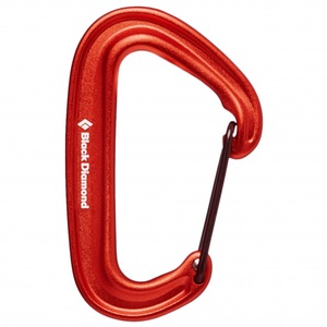 Black Diamond, Black Diamond - Miniwire Carabiner - Schnappkarabiner rot