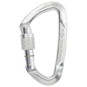 Climbing Technology, Climbing Technology - Lime Schrauber - Schraubkarabiner grau