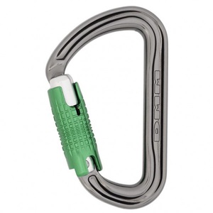dmm, DMM - Shadow - Verschlusskarabiner Gr Locksafe grau/grün
