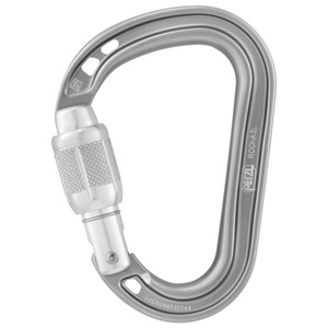 Petzl, Petzl - Rocha - Schraubkarabiner grau