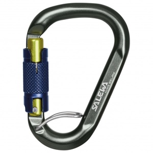 Salewa, Salewa - Belay Twist Lock Karabiner - HMS-Karabiner Gr One Size grau