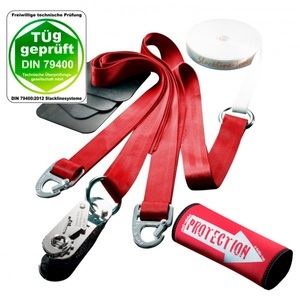 Slackline-Tools, Slackline-Tools - Clip'n Slack Set 10 m - Slackline Gr 10 m rot/weiß, 