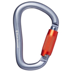 Black Diamond, Black Diamond - Rocklock Twistlock Carabiner - Verschlusskarabiner grau