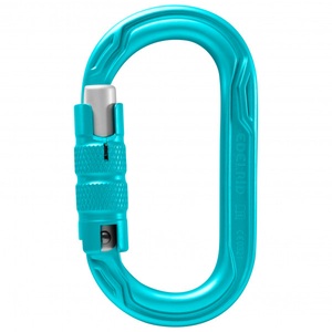 EDELRID, Edelrid - Oval Power 2500 Triple II - Verschlusskarabiner türkis