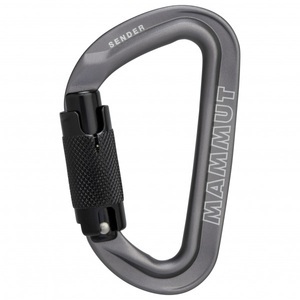 Mammut, Mammut - Sender Twistlock Carabiner - Verschlusskarabiner grau