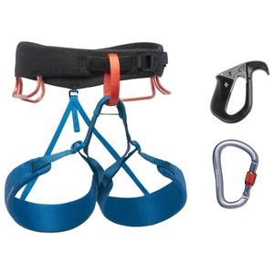 Black Diamond, Black Diamond - Momentum Harness Pilot Package - Kletterset Gr L;M;S;XL;XS;XXL blau