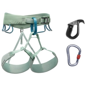 Black Diamond, Black Diamond - Women's Momentum Harness Pilot Package - Kletterset Gr S bunt