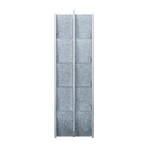 Lehni, Breite Schuhkippe, Farbe blumig verzinkt, 