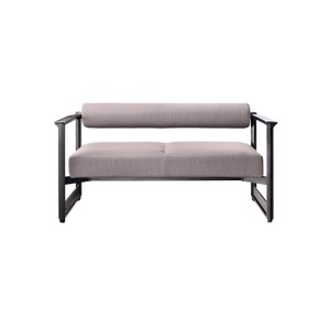 Magis Spa, Brut 2er Stoff-Sofa, Bezug kvadrat vidar 4 - 323/beige, 