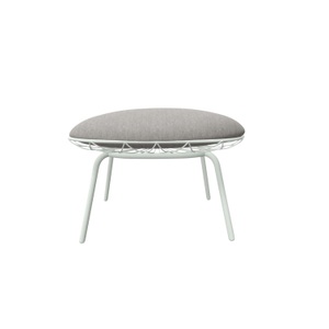 Magis Spa, Piña Ottoman Outdoor Hocker , Ausführung braun 5074 / polyhedra 1119 braun-blau, 