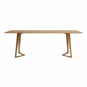 Zeitraum, Twist Rechteck-Tisch, Holz europäischer nussbaum, Grösse b. 180 × t. 90 cm, 