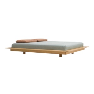 Zeitraum, Yoma Bett, Holz eiche, Für Matratze b. 140 × l. 200 cm, 