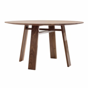 Zeitraum, Bondt Rund-Tisch, Holz amerikanischer nussbaum, Grösse d. 120 cm, 