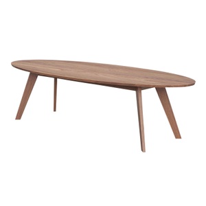 Zeitraum, Cena Oval-Tisch, Holz amerikanischer nussbaum wild, Grösse b. 180 × t. 100 cm, 