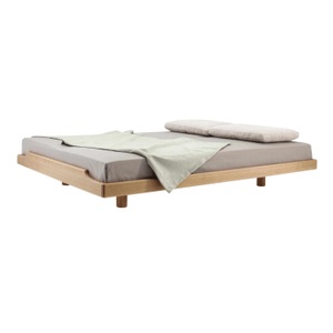 Zeitraum, Eclair Petit Bett, Holz eiche, Für Matratze b. 140 × l. 200 cm, 