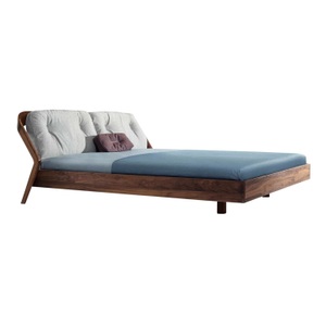 Zeitraum, Friday Night Bett, Holz eiche, Für Matratze (FRIDAY) b. 100 × l. 200 cm, Kissen remix 912, 
