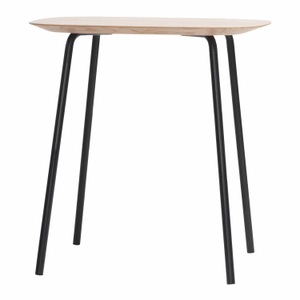 Zeitraum, Okito Table Tisch, Formen radius-quadratisch, Holz eiche natureffektlack, Grösse b. 70 × t. 70 cm, 
